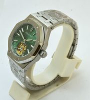 Audemars Piguet Royal Oak Tourbillon Dimpled Dial Green Swiss Automatic Watch - Image 3