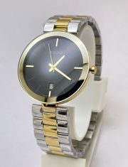 Rado Black Dial Dual Tone Bracelet Watch - Image 2