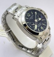 Panerai GMT Steel Swiss Automatic Watch - Image 4