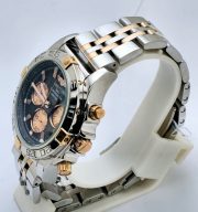 Breitling Chronomat Chronograph Black Dual Tone Watch - Image 3