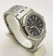 Audemars Piguet Royal Oak Steel Black Swiss Automatic Watch - Image 4