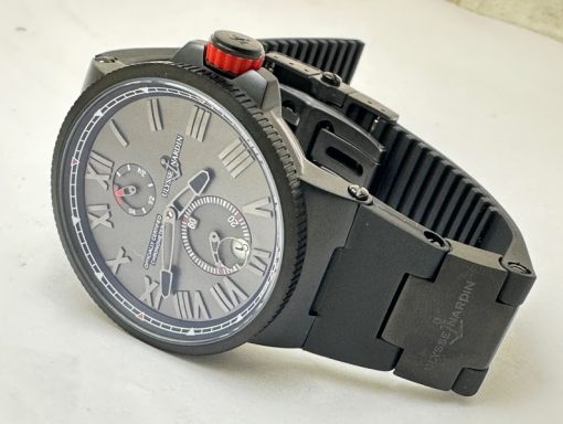 Ulysse Nardin Maxi Marine Smoke Black Swiss Automatic Watch - Image 5