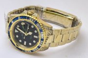 Rolex GMT Master ii White & Blue Ruby Bezel Golden Swiss ETA 3285 Valjoux Automatic Movement Watch - Image 6