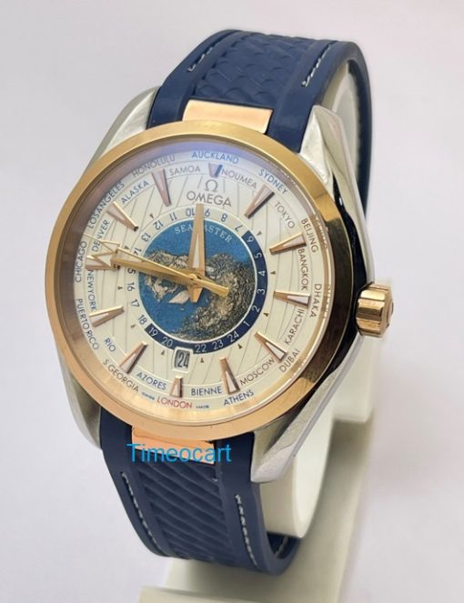 OMEGA SEAMASTER AQUA TERA WORLD TIME SWISS AUTOMATIC WATCH - Image 2