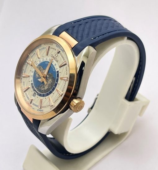 OMEGA SEAMASTER AQUA TERA WORLD TIME SWISS AUTOMATIC WATCH - Image 3