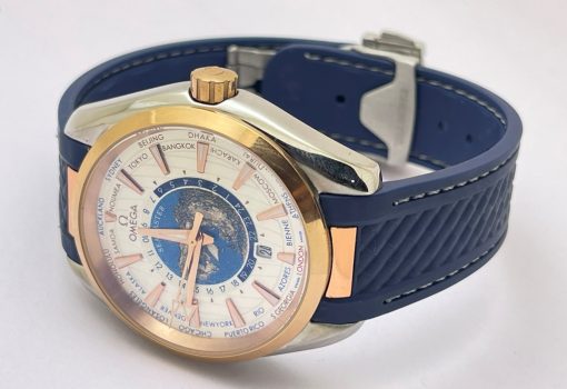 OMEGA SEAMASTER AQUA TERA WORLD TIME SWISS AUTOMATIC WATCH - Image 5