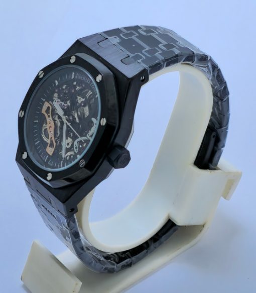 Audemars Piguet Royal Oak Full Black Skeleton Swiss Automatic Watch - Image 3