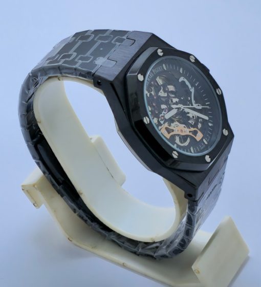 Audemars Piguet Royal Oak Full Black Skeleton Swiss Automatic Watch - Image 4