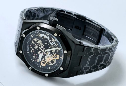 Audemars Piguet Royal Oak Full Black Skeleton Swiss Automatic Watch - Image 5