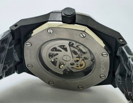 Audemars Piguet Royal Oak Full Black Skeleton Swiss Automatic Watch - Image 7