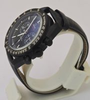 Omega Speedmaster Dark Side Of Moon Black Strap Watch - Image 3