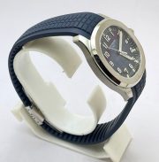 Patek Philippe Aquanaut Steel Blue Rubber Strap Swiss ETA Caliber 5168G Valjoux Movement Automatic Watch - Image 4