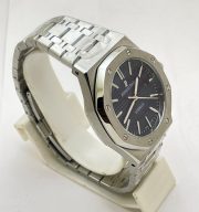 Audemars Piguet Royal Oak Steel Blue Swiss Automatic Watch - Image 4