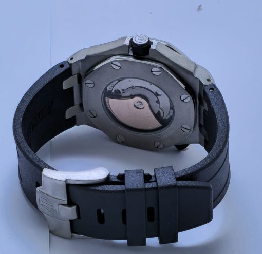 Audemars Piguet Diver Black Rubber Strap Swiss Automatic Watch - Image 6