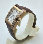 Cartier Tank MC Rose Gold Diamond Swiss ETA Automatic Watch - Image 3