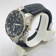 Oris Aquis Chronograph Black Rubber Strap Watch - Image 3