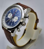 Breitling Top Time Shelby Cobra Leather Strap Watch - Image 3