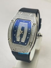 Richard Mille Diamond Limited Edition Steel Ladies SWISS ETA 7750 Valjoux Movement Watch - Image 2