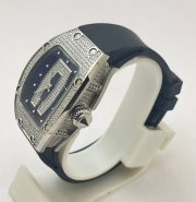 Richard Mille Diamond Limited Edition Steel Ladies SWISS ETA 7750 Valjoux Movement Watch - Image 3