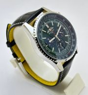 Breitling Navitimer B01 Green Chronograph Watch - B - Image 4