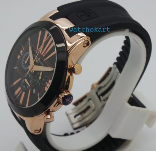 Ulysse Nardin Executive CHRONOGRAPH Black Rubber Strap Watch - Image 3