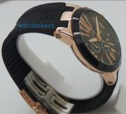 Ulysse Nardin Executive CHRONOGRAPH Black Rubber Strap Watch - Image 5