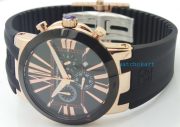 Ulysse Nardin Executive CHRONOGRAPH Black Rubber Strap Watch - Image 6