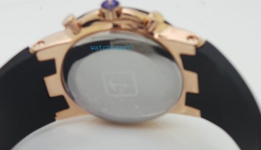 Ulysse Nardin Executive CHRONOGRAPH Black Rubber Strap Watch - Image 7