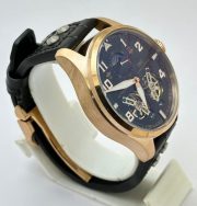 I W C Big Pilot Double Tourbillon Black Rose Gold Swiss Automatic Watch - Image 4