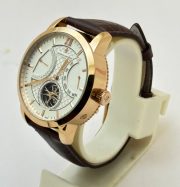 Vacheron Constantin Patrimony Day Date Tourbillon Leather Strap Swiss Automatic Watch - Image 3