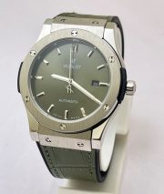Hublot Vendom Classic Steel Grey Leather Strap Swiss Automatic Watch - Image 2