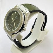 Hublot Vendom Classic Steel Grey Leather Strap Swiss Automatic Watch - Image 3