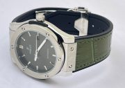 Hublot Vendom Classic Steel Grey Leather Strap Swiss Automatic Watch - Image 5