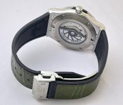 Hublot Vendom Classic Steel Grey Leather Strap Swiss Automatic Watch - Image 6