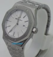 Audemars Piguet Royal Oak Steel White Watch - Image 3