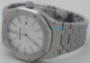 Audemars Piguet Royal Oak Steel White Watch - Image 5