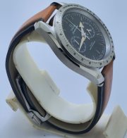 Omega Speedmaster 57 Co-Axial Master Chronometer Chronograph Brown Strap Watch - Image 4