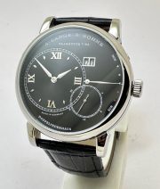 A. Lange & Shone Grand Lange 1 Steel Black Swiss Automatic Watch - Image 2