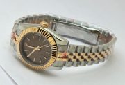 Rolex Datejust Stick Marker Brown Dual Tone Swiss Automatic Ladies Watch - Image 5