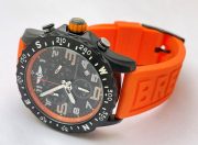 Breitling Endurance Pro Chronometer Orange Rubber Strap Watch - Image 5