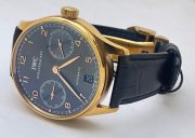 I W C Portuguese 7 Days Power Resrve Swiss Rose Gold Grey ETA 7750 Valjoux Automatic Movement Watch - Image 5