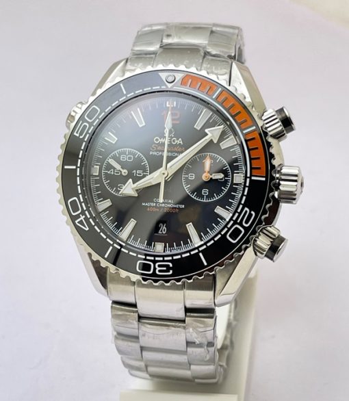 Omega Seamaster Planet Ocean Chronograph SWISS ETA 2250 Valjoux Automatic Watch - Image 2