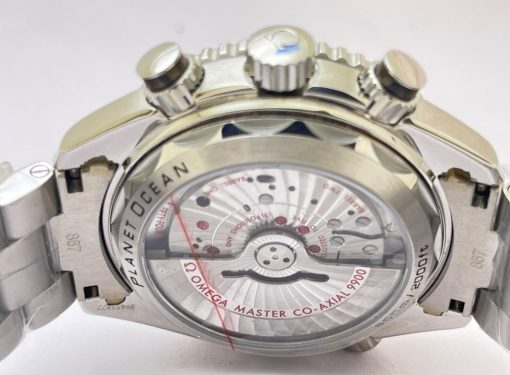 Omega Seamaster Planet Ocean Chronograph SWISS ETA 2250 Valjoux Automatic Watch - Image 8