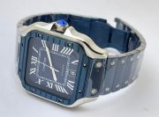 Cartier Santos De Blue PVD Swiss Automatic Watch - Image 5