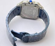 Cartier Santos De Blue PVD Swiss Automatic Watch - Image 6