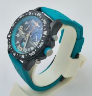 Breitling Endurance Pro Chronometer Green Rubber Strap Watch - Image 3