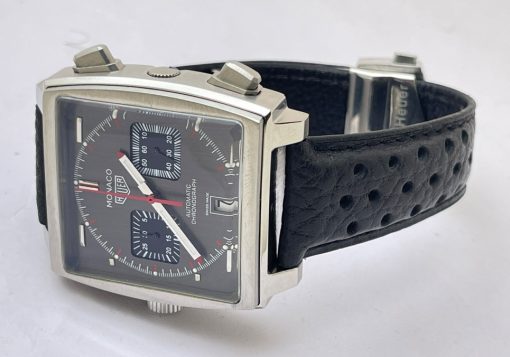 Tag Heuer Monaco Caliber 12 Grey Watch - Image 5