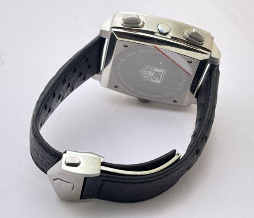 Tag Heuer Monaco Caliber 12 Grey Watch - Image 6