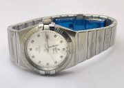 Omega Constellation Double Eagle Diamond Mark Steel White Watch - Image 5