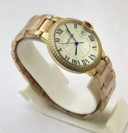 Cartier Ballon Bleu Rose Gold Jewel Bezel Watch - Image 4